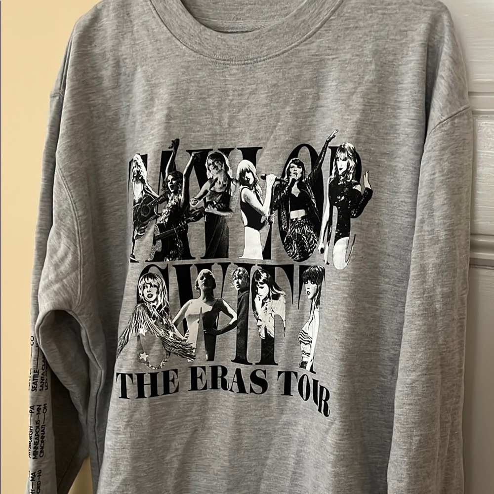 Gray The Eras Tour Sweatshirt